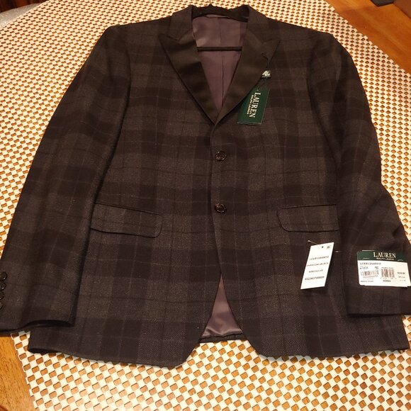 Ralph Lauren Tuxedo Evening Jacket - Wool - Size 40 Regular - NWT - Picture 6 of 13